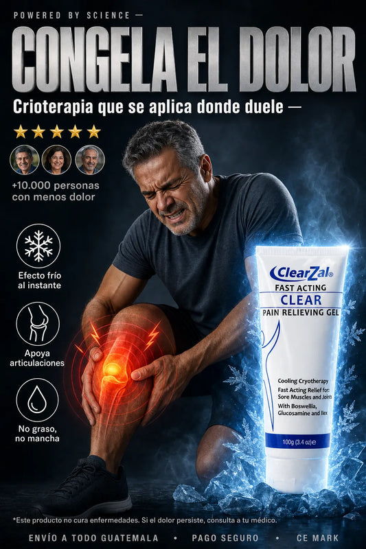 ❄️ ClearZal — De dolor articular constante a alivio instantáneo con efecto hielo 🦴