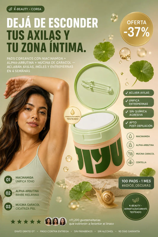 🌿 JiYu —  Pads Despigmentantes. 100 Pads