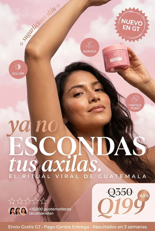 BLANQUEACUL0S | AZUCAR GLOW BLANQUEADOR Y EXFOLIANTE
