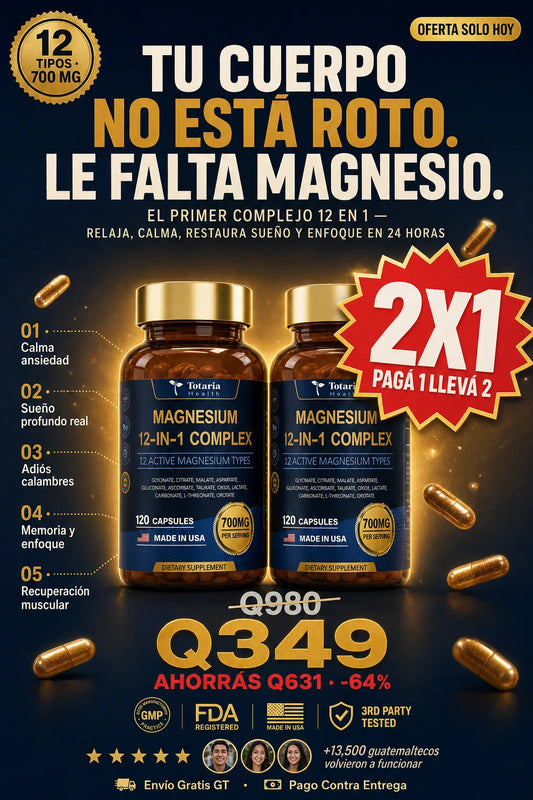 💊 Totaria Health — Magnesium 12-in-1 Complex