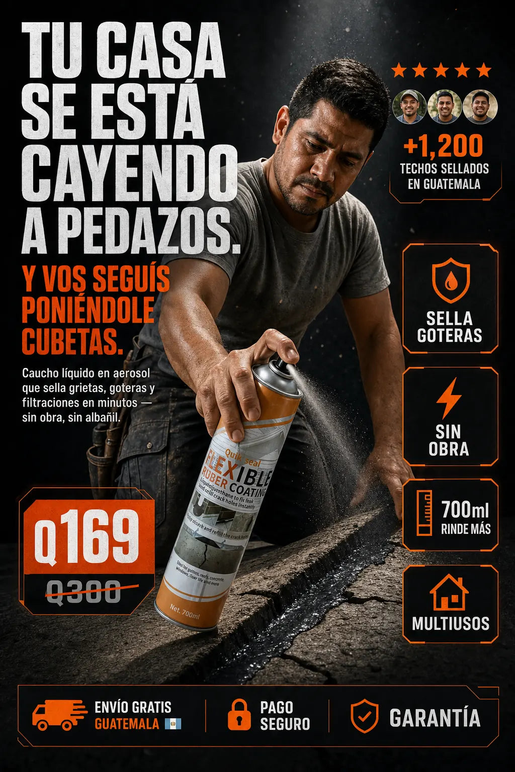 Quik Seal PRO —Sellador Antifugas de grado profesional