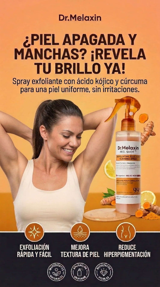 Dr. Melaxin Body Peel Shot - Haz que tu piel brille con un cuidado que se siente al instante ✨