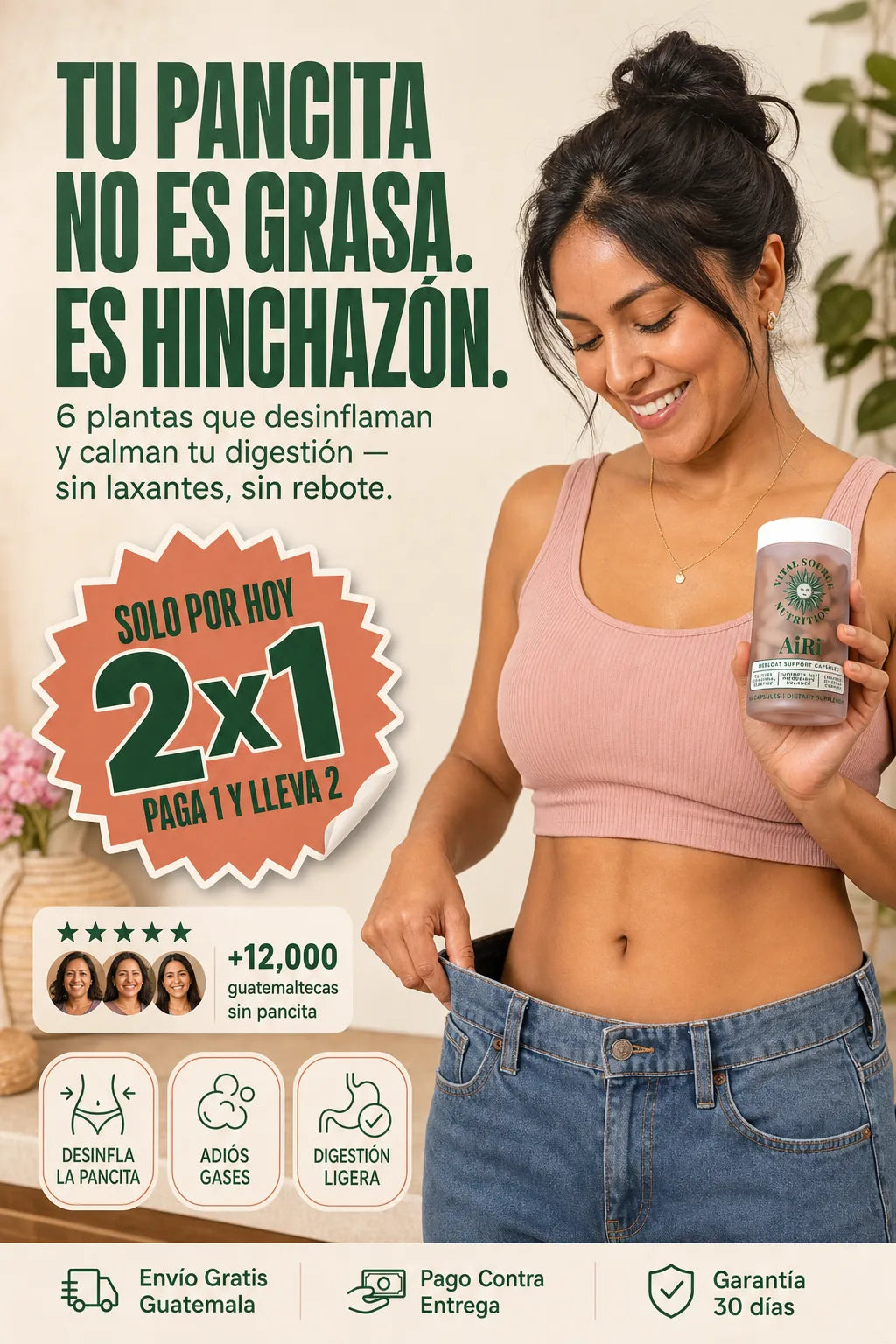AiRi™ — Lleva 2 por el precio de 1 -  Pancita plana desde la primera semana + 🎁 Regalo