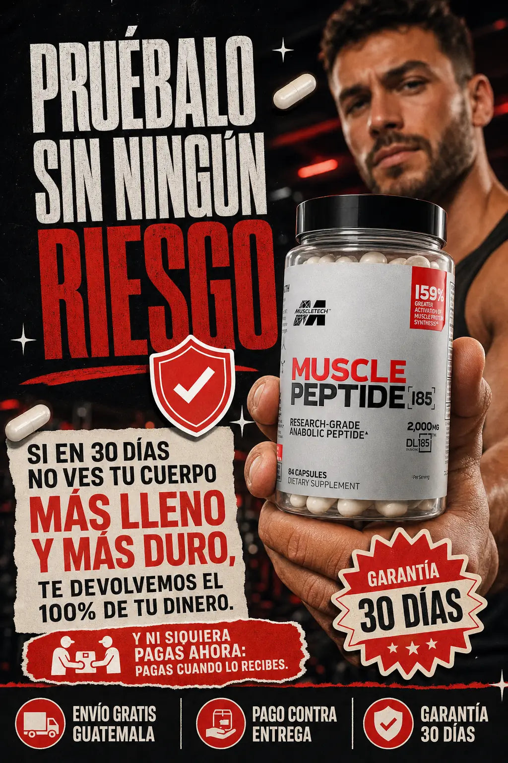 Muscle Peptide 185 — garantia