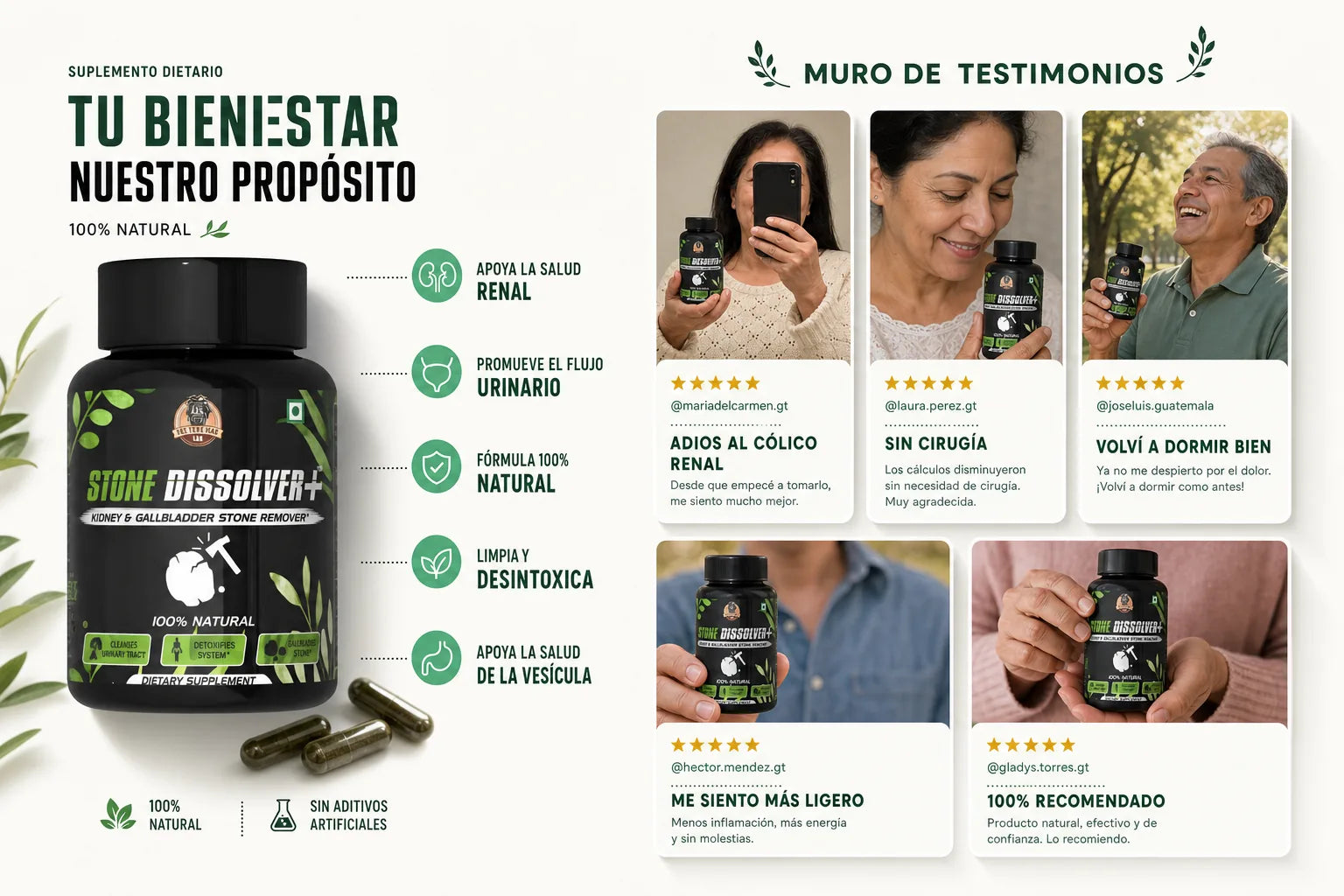 Stone Dissolver — testimoniales